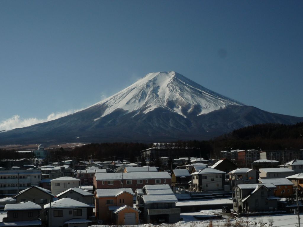 画像１（病室から見た最後の富士山）