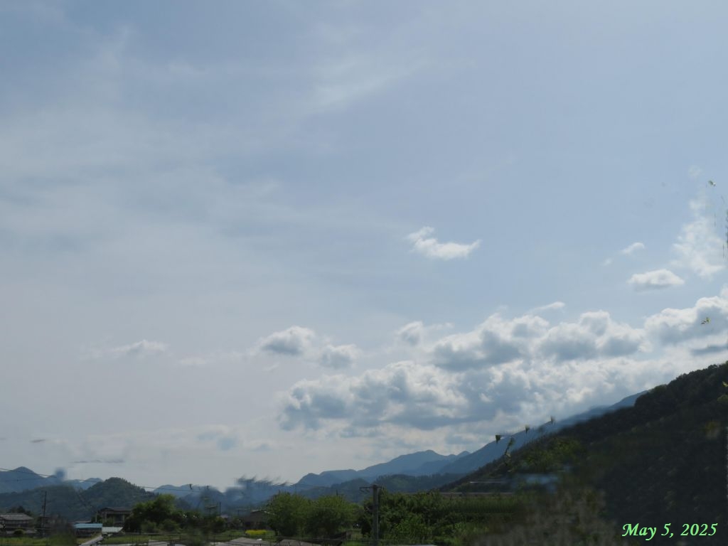 画像２（今朝の空）