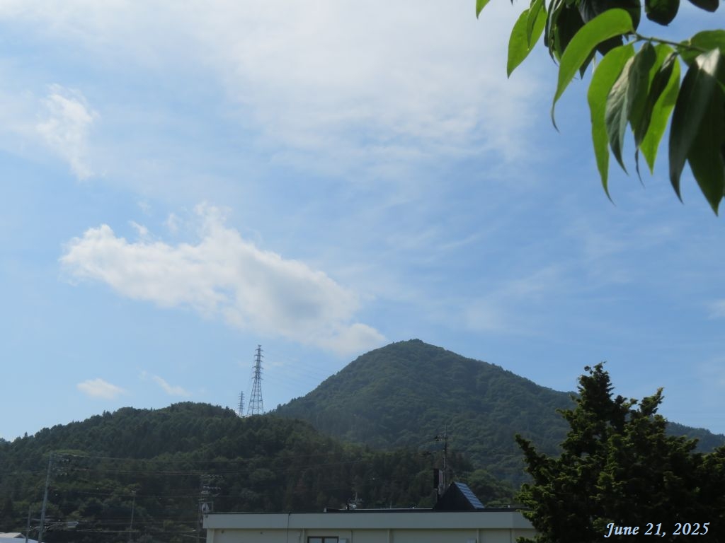 画像１（今朝の空）