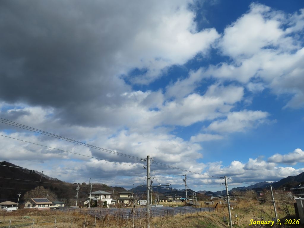 画像２（今朝の空）
